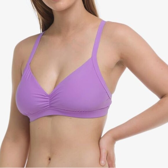 Body Glove Women's Smoothies Drew D-F Cup Purple Swim Top- Size DD Cup- New! - Picture 8 of 10